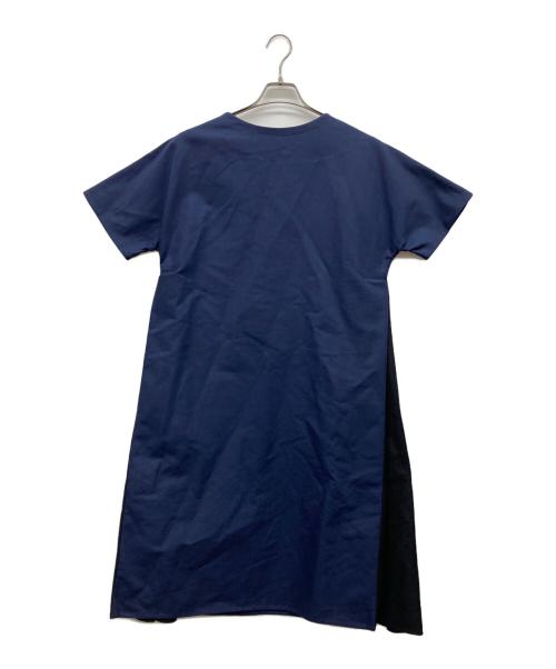 SOFIE D'HOORE（ソフィードール）SOFIE D'HOORE (ソフィードール) サイドプリーツワンピース ブルー サイズ:36の古着・服飾アイテム