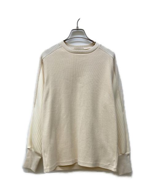 m.u Japoness（エムユー）m.u Japoness (エムユー) クリーネックスウェット アイボリー サイズ:FREEの古着・服飾アイテム