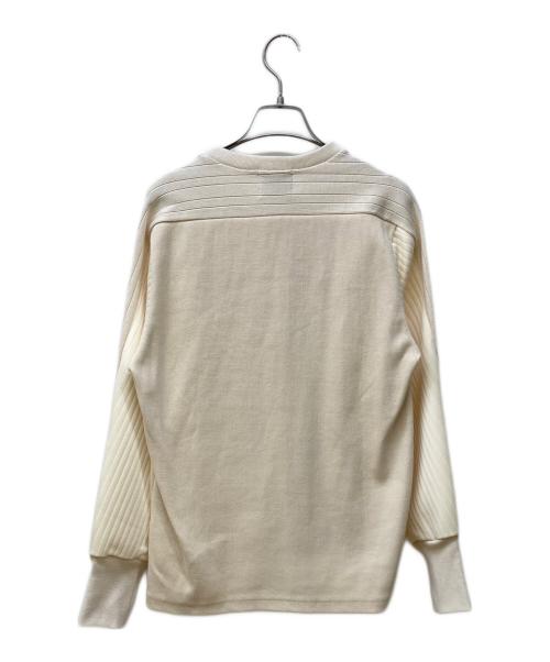 m.u Japoness（エムユー）m.u Japoness (エムユー) クリーネックスウェット アイボリー サイズ:FREEの古着・服飾アイテム