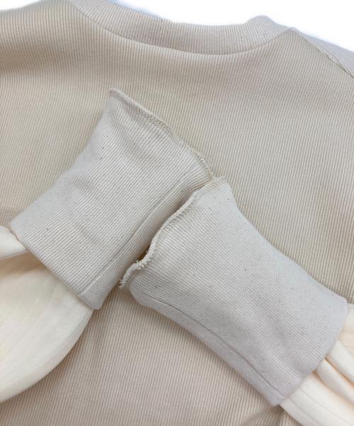 m.u Japoness（エムユー）m.u Japoness (エムユー) クリーネックスウェット アイボリー サイズ:FREEの古着・服飾アイテム