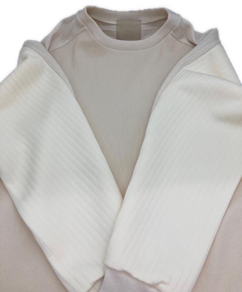 m.u Japoness（エムユー）m.u Japoness (エムユー) クリーネックスウェット アイボリー サイズ:FREEの古着・服飾アイテム