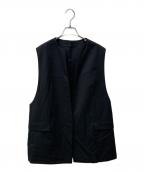 AP STUDIOエーピーストゥディオ）の古着「スリーブレスジャケット」｜ブラック