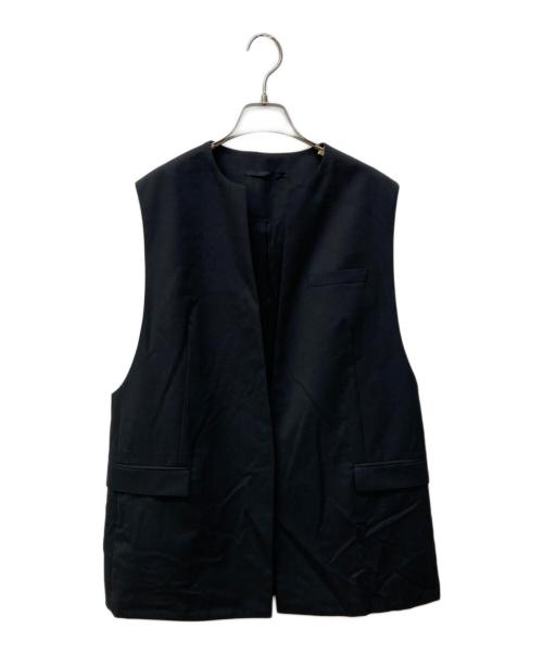AP STUDIO（エーピーストゥディオ）AP STUDIO (エーピーストゥディオ) スリーブレスジャケット ブラック サイズ:FREEの古着・服飾アイテム