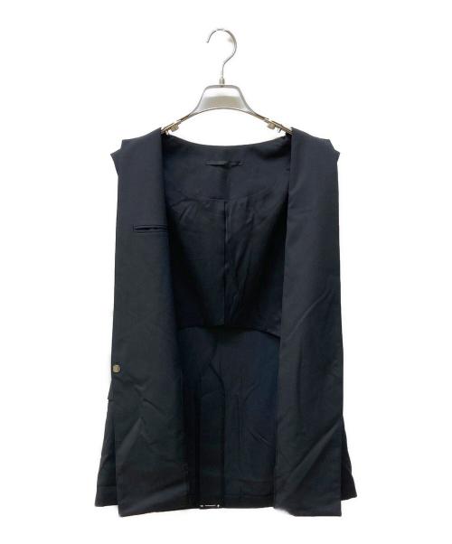 AP STUDIO（エーピーストゥディオ）AP STUDIO (エーピーストゥディオ) スリーブレスジャケット ブラック サイズ:FREEの古着・服飾アイテム
