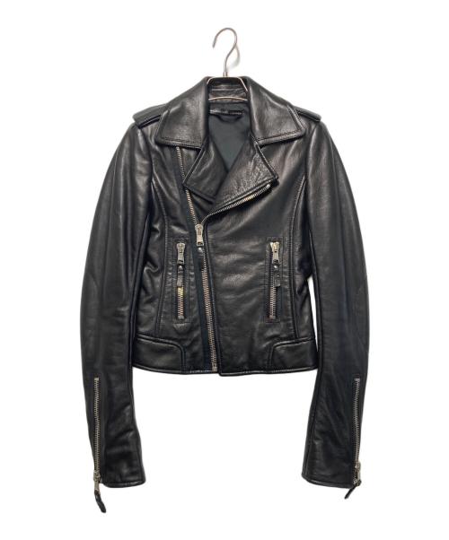 BALENCIAGA（バレンシアガ）BALENCIAGA (バレンシアガ) レザーライダースジャケット ブラック サイズ:34の古着・服飾アイテム