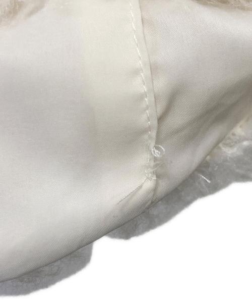 MIESROHE（ミースロエ）MIESROHE (ミースロエ) シャギーベスト アイボリー サイズ:Freeの古着・服飾アイテム