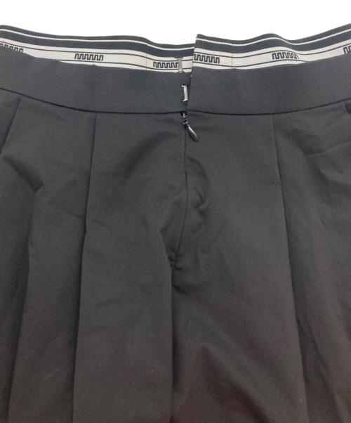 Adam et Rope（アダム エ ロペ）Adam et Rope (アダム エ ロペ) ダブルベルトコクーンスカート ブラック サイズ:38の古着・服飾アイテム