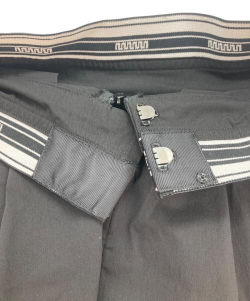 Adam et Rope（アダム エ ロペ）Adam et Rope (アダム エ ロペ) ダブルベルトコクーンスカート ブラック サイズ:38の古着・服飾アイテム