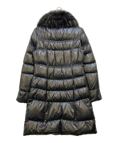 STANZA DOLCE（スタンザドルチェ）STANZA DOLCE (スタンザドルチェ) ファー付きダウンコート ブラック サイズ:36の古着・服飾アイテム