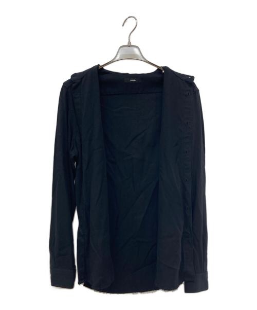 DIESEL（ディーゼル）DIESEL (ディーゼル) 長袖シャツ ブラック サイズ:Mの古着・服飾アイテム