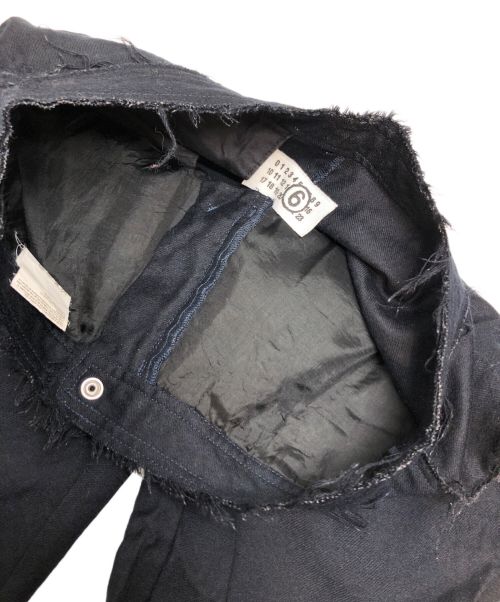 MM6 Maison Margiela（エムエムシックスメゾンマルジェラ）MM6 Maison Margiela (エムエムシックス メゾンマルジェラ) パンツ ブラック サイズ:40の古着・服飾アイテム