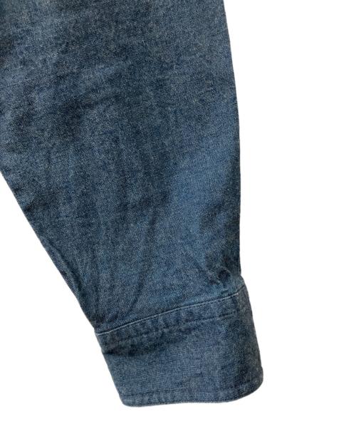 RRL（ダブルアールエル）RRL (ダブルアールエル) デニムワークシャツ インディゴ サイズ:Mの古着・服飾アイテム