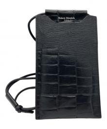 Maison Margiela（メゾンマルジェラ）の古着「クロコスマホショルダー」｜ブラック