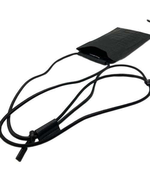 Maison Margiela（メゾンマルジェラ）Maison Margiela (メゾンマルジェラ) クロコスマホショルダー ブラックの古着・服飾アイテム