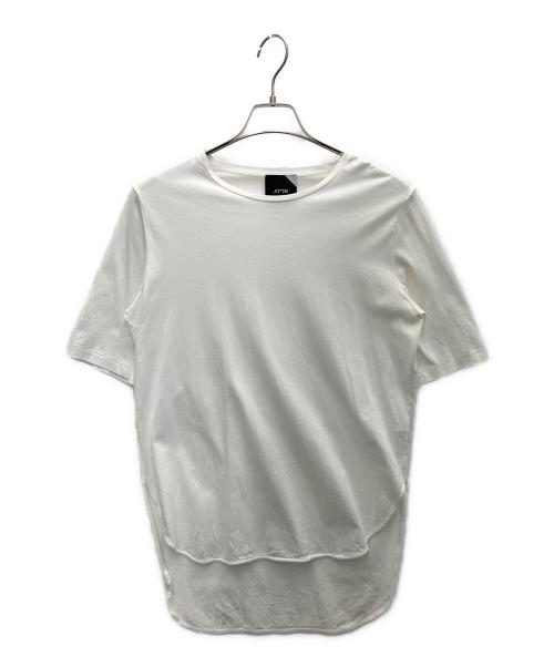 ATON（エイトン）ATON (エイトン) SUVIN ROUND HEM Tシャツ ホワイト サイズ:SIZE 2の古着・服飾アイテム