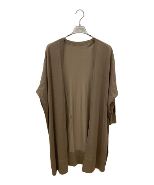 DEUXIEME CLASSE（ドゥーズィエム クラス）DEUXIEME CLASSE (ドゥーズィエム クラス) Shake code Vネックロングカーディガン ブラウン サイズ:FREEの古着・服飾アイテム