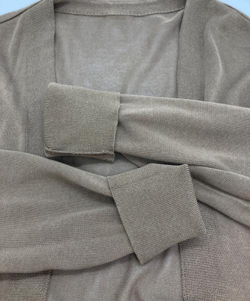 DEUXIEME CLASSE（ドゥーズィエム クラス）DEUXIEME CLASSE (ドゥーズィエム クラス) Shake code Vネックロングカーディガン ブラウン サイズ:FREEの古着・服飾アイテム