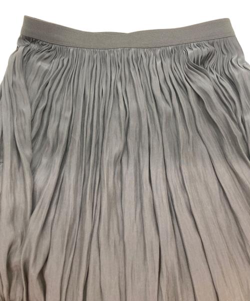 AP STUDIO（エーピーストゥディオ）AP STUDIO (エーピーストゥディオ) サテンギャザースカート ブラック サイズ:FREEの古着・服飾アイテム