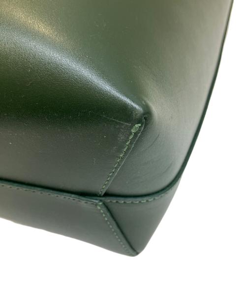 MANSUR GAVRIEL（マンサーガブリエル）MANSUR GAVRIEL (マンサーガブリエル) 2WAYレザートートバッグ モスグリーンの古着・服飾アイテム