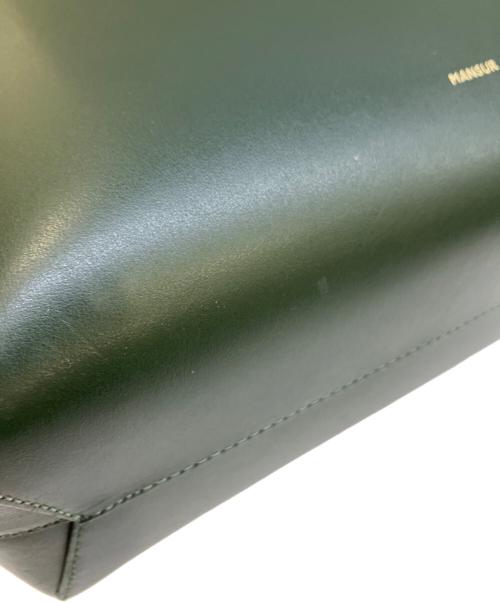 MANSUR GAVRIEL（マンサーガブリエル）MANSUR GAVRIEL (マンサーガブリエル) 2WAYレザートートバッグ モスグリーンの古着・服飾アイテム