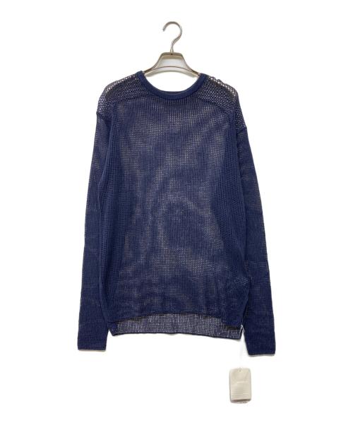 MUSE de Deuxieme Classe（ミューズ ドゥーズィエム クラス）MUSE de Deuxieme Classe (ミューズ ドゥーズィエム クラス) Mesh クルーネック プルオーバー ネイビー サイズ:‐の古着・服飾アイテム