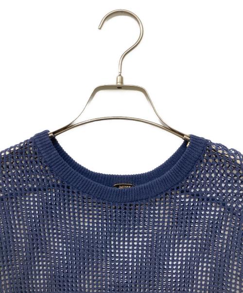 MUSE de Deuxieme Classe（ミューズ ドゥーズィエム クラス）MUSE de Deuxieme Classe (ミューズ ドゥーズィエム クラス) Mesh クルーネック プルオーバー ネイビー サイズ:‐の古着・服飾アイテム