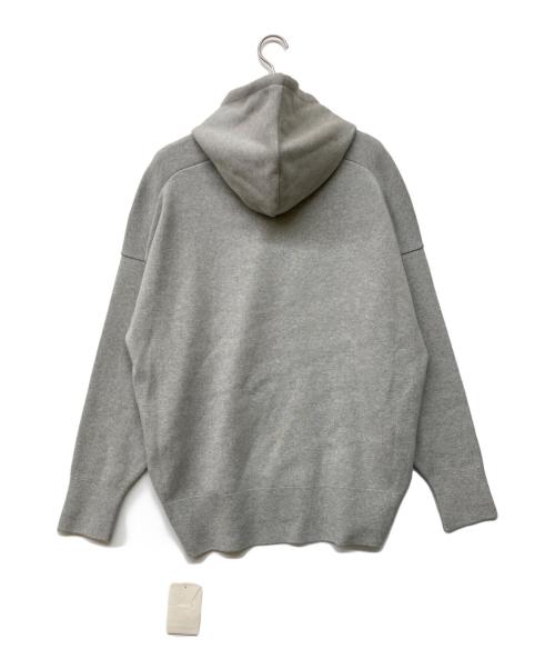 MUSE de Deuxieme Classe（ミューズ ドゥーズィエム クラス）MUSE de Deuxieme Classe (ミューズ ドゥーズィエム クラス) 24SS smooth TOP HOODY プルオーバー ライトグレー サイズ:FREEの古着・服飾アイテム