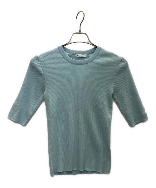 Plage（プラージュ）Plage (プラージュ) compact rib プルオーバー ブルー サイズ:SIZE Free 未使用品の古着・服飾アイテム