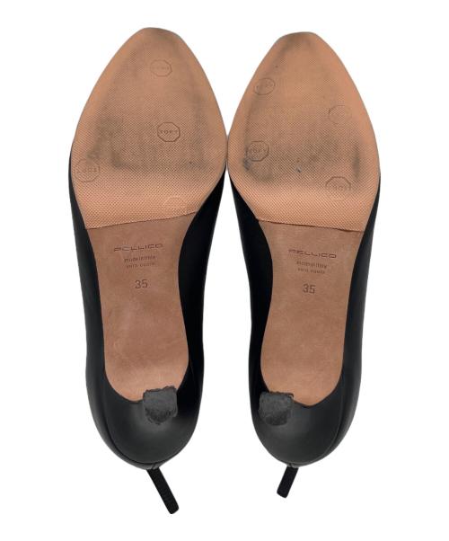 PELLICO（ペリーコ）PELLICO (ペリーコ) バックジップショートブーツ ブラック サイズ:SIZE 35の古着・服飾アイテム