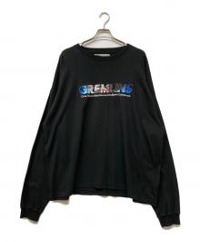 DAIRIKU（ダイリク）の古着「"GREMLiNS" L-S Tee」｜ブラック