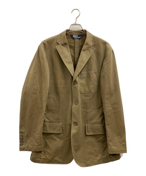 POLO RALPH LAUREN（ポロ・ラルフローレン）POLO RALPH LAUREN (ポロ・ラルフローレン) POLO RALPH LAUREN　テーラードジャケット オリーブ サイズ:LLの古着・服飾アイテム