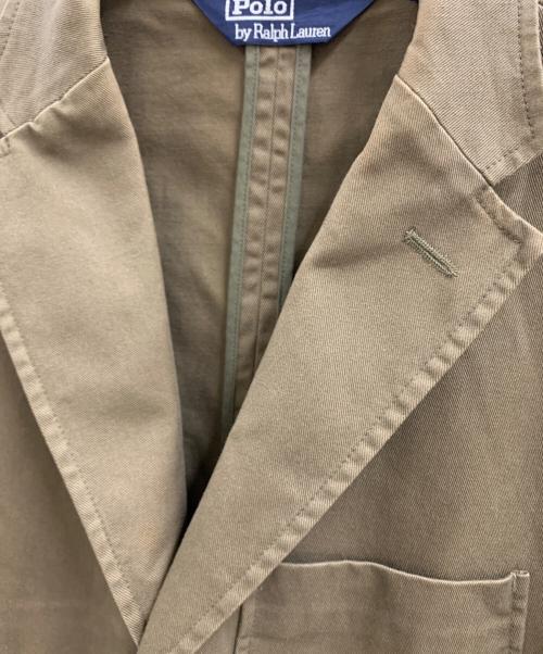 POLO RALPH LAUREN（ポロ・ラルフローレン）POLO RALPH LAUREN (ポロ・ラルフローレン) POLO RALPH LAUREN　テーラードジャケット オリーブ サイズ:LLの古着・服飾アイテム