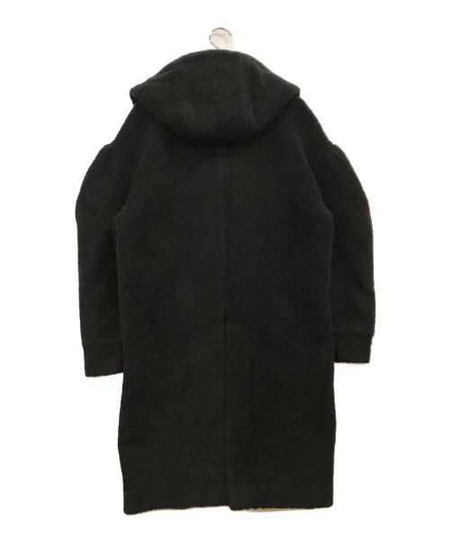 BORDERS at BALCONY（ボーダーズアットバルコニー）BORDERS at BALCONY (ボーダーズアットバルコニー) ボアコート ブラック サイズ:36の古着・服飾アイテム