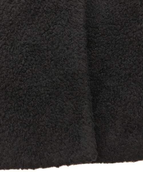 BORDERS at BALCONY（ボーダーズアットバルコニー）BORDERS at BALCONY (ボーダーズアットバルコニー) ボアコート ブラック サイズ:36の古着・服飾アイテム