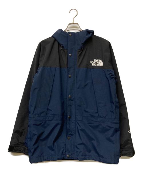 THE NORTH FACE（ザ ノース フェイス）THE NORTH FACE (ザ ノース フェイス) MOUNTAIN LIGHT JACKET ネイビー×ブラック サイズ:Lの古着・服飾アイテム