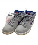 NIKEナイキ）の古着「SB Dunk High（ダンクハイ） Rush Blue and Team Orange」｜グレー