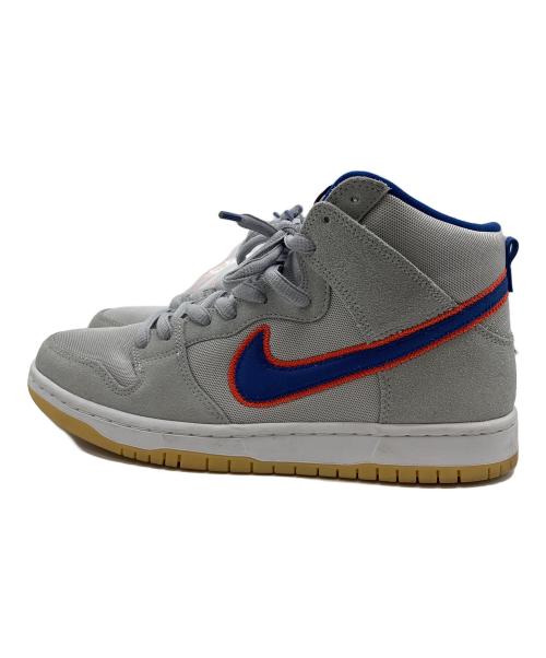 NIKE（ナイキ）NIKE (ナイキ)  SB Dunk High（ダンクハイ） Rush Blue and Team Orange グレー サイズ:US9の古着・服飾アイテム