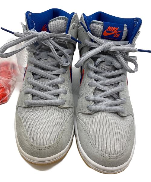 NIKE（ナイキ）NIKE (ナイキ)  SB Dunk High（ダンクハイ） Rush Blue and Team Orange グレー サイズ:US9の古着・服飾アイテム