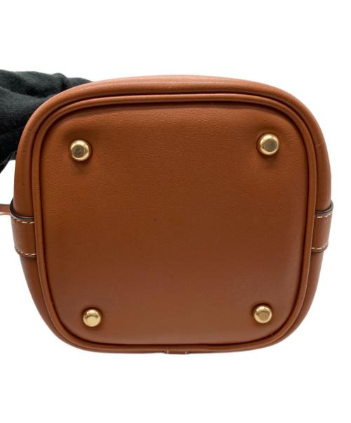 TORY BURCH（トリーバーチ）TORY BURCH (トリーバーチ) ミラーミニバケットバッグ ブラウンの古着・服飾アイテム