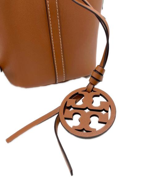 TORY BURCH（トリーバーチ）TORY BURCH (トリーバーチ) ミラーミニバケットバッグ ブラウンの古着・服飾アイテム