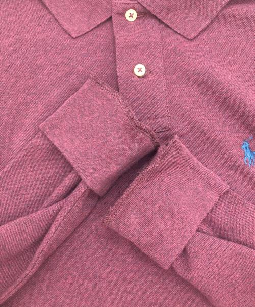 POLO RALPH LAUREN（ポロ・ラルフローレン）POLO RALPH LAUREN (ポロ・ラルフローレン) 長袖ポロシャツ バーガンディー サイズ:Sの古着・服飾アイテム