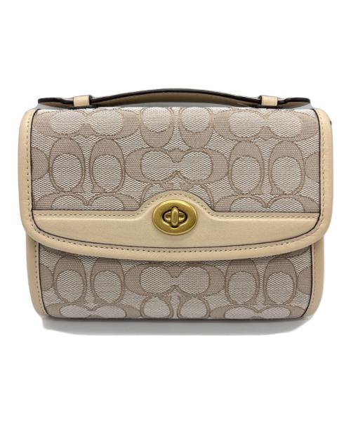 COACH（コーチ）COACH (コーチ) キップターンロッククロスボディ バッグ ベージュの古着・服飾アイテム