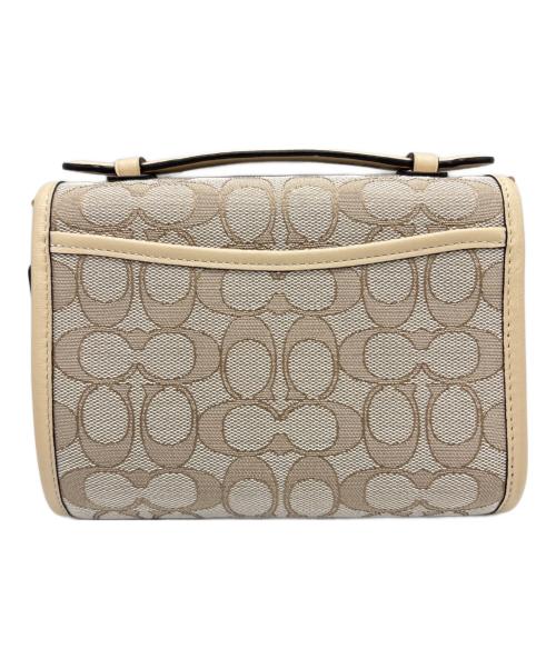 COACH（コーチ）COACH (コーチ) キップターンロッククロスボディ バッグ ベージュの古着・服飾アイテム
