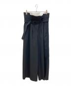 AULA AILAアウラアイラ）の古着「HIGH WAIST LINE PANTS」｜ブラック