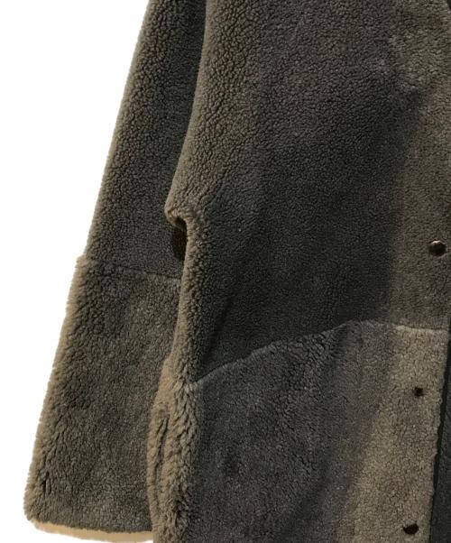 Enchainement（アンシェヌマン）Enchainement (アンシェヌマン) Faux Mouton Coat グレー サイズ:Freeの古着・服飾アイテム