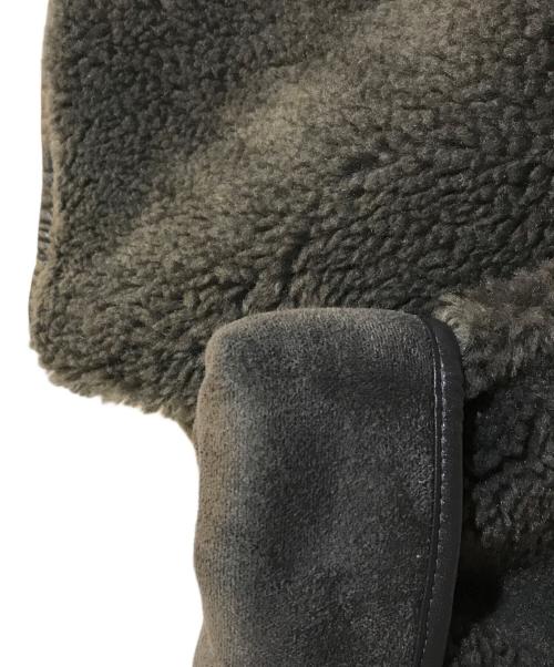 Enchainement（アンシェヌマン）Enchainement (アンシェヌマン) Faux Mouton Coat グレー サイズ:Freeの古着・服飾アイテム