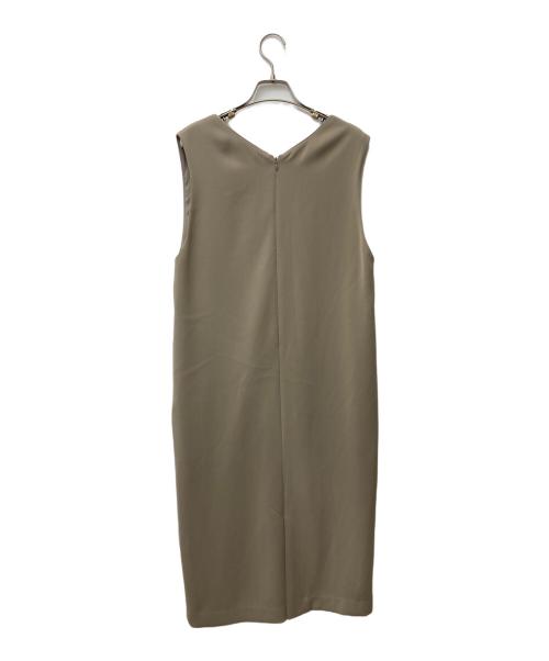 icB（アイシービー）icB (アイシービー) ライトダブルクロス ジャンパースカート ワンピース　OPCYSA0920 ブラウン サイズ:Sの古着・服飾アイテム