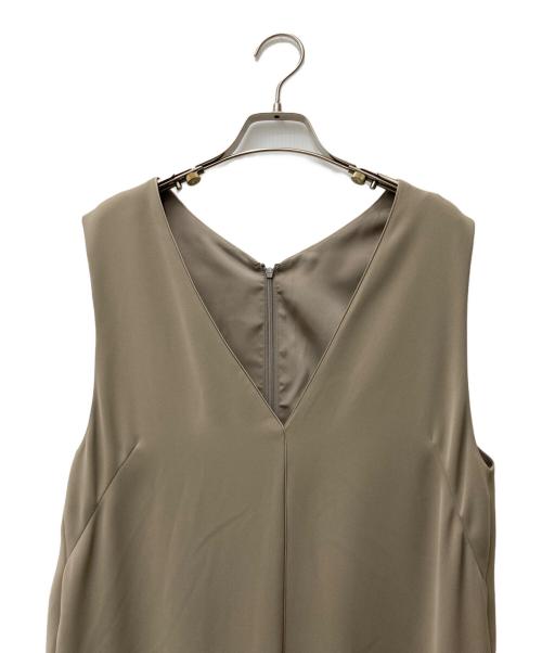 icB（アイシービー）icB (アイシービー) ライトダブルクロス ジャンパースカート ワンピース　OPCYSA0920 ブラウン サイズ:Sの古着・服飾アイテム