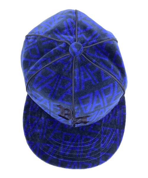 A BATHING APE（ア ベイシング エイプ）A BATHING APE (ア ベイシング エイプ) キャップ ブルー サイズ:Lの古着・服飾アイテム