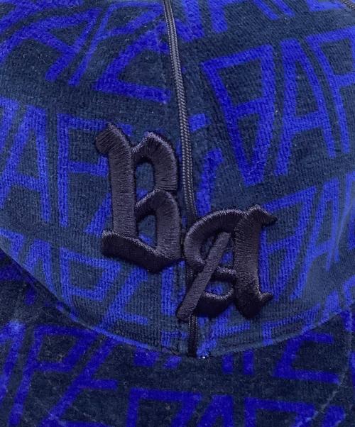 A BATHING APE（ア ベイシング エイプ）A BATHING APE (ア ベイシング エイプ) キャップ ブルー サイズ:Lの古着・服飾アイテム